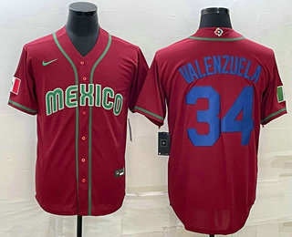 Mens Mexico Baseball #34 Fernando Valenzuela 2023 Red Blue World Baseball Classic Stitched Jersey,We sell and wholesale Mens Mexico Baseball #34 Fernando Valenzuela 2023 Red Blue World Baseball Classic Stitched Jersey on line form chian!